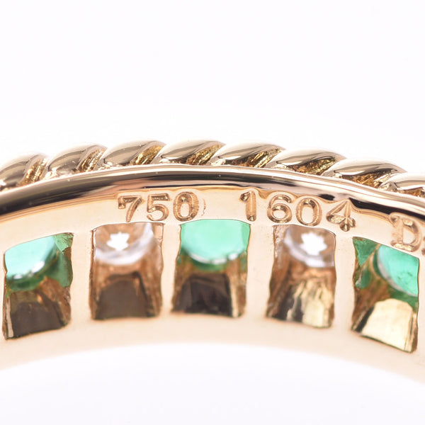 克里斯汀·迪奥（Christian Dior）祖母绿戒指17号中性K18YG戒指/戒指A级二手Ginzo