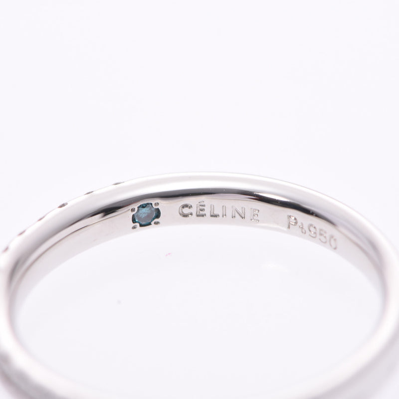 CELINE Celine Da Earrings No. 5.5 Ladies Pt950 Platinum Ring/Ring A Rank Used Ginzo