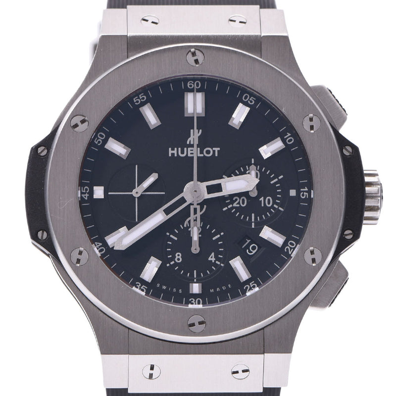 HUBLOT Hublot Big Bang back scale 301.SX.1170.RX Men's SS / rubber watch automatic winding black dial A rank used Ginzo
