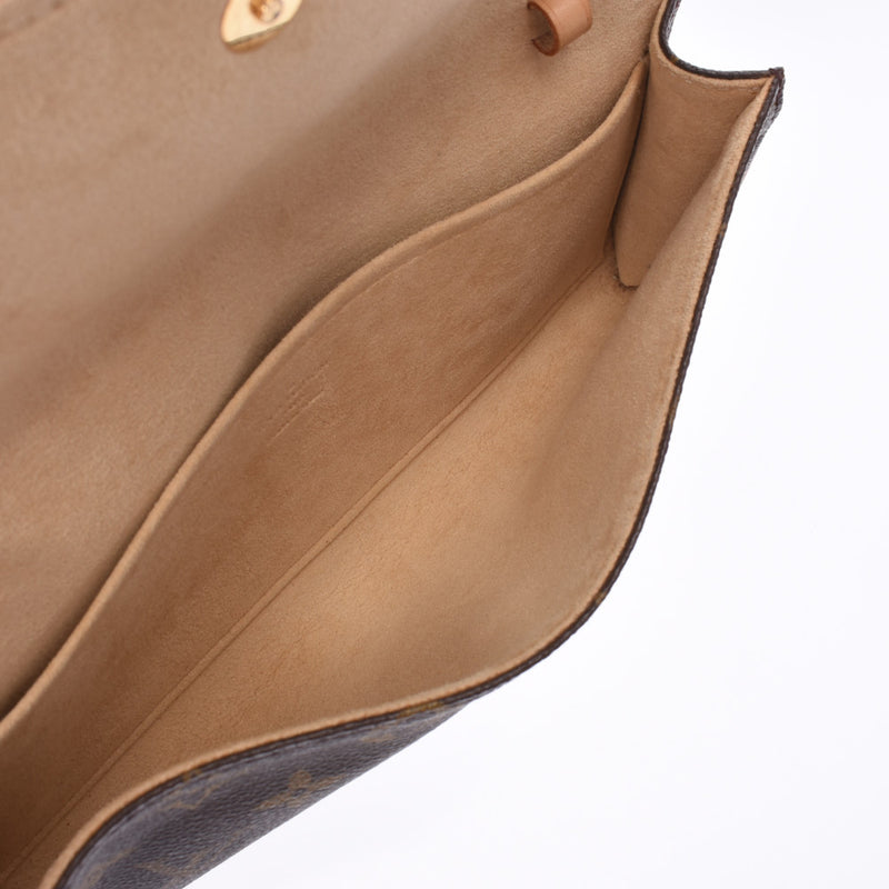 LOUIS VUITTON路易威登Monogram Pochette Twin GM棕色M51852女士单肩包B等级二手Ginzo