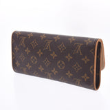 LOUIS VUITTON路易威登Monogram Pochette Twin GM棕色M51852女士单肩包B等级二手Ginzo
