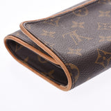 LOUIS VUITTON路易威登Monogram Pochette Twin GM棕色M51852女士单肩包B等级二手Ginzo