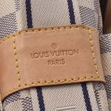 LOUIS VUITTON路易威登Damier Azur Naviglio白色N51189中性肩包AB等级二手Ginzo