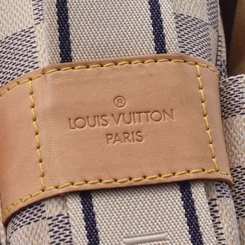 LOUIS VUITTON路易威登Damier Azur Naviglio白色N51189中性肩包AB等级二手Ginzo
