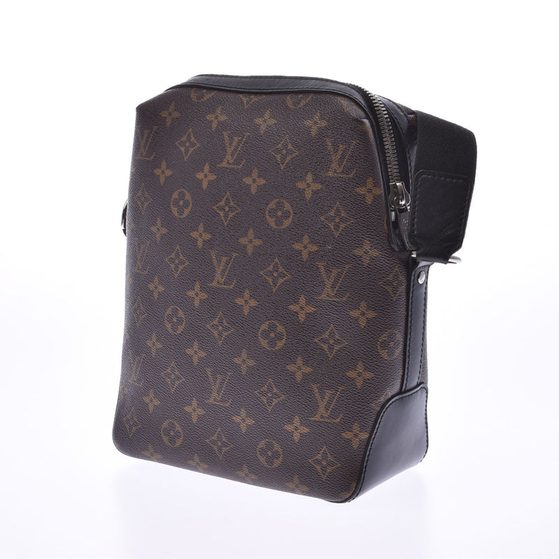 LOUIS VUITTON ルイヴィトン モノグラム マカサー トーレスPM ブラウン/黒 M40635 メンズ ショルダーバッグ Bランク 中古 銀蔵