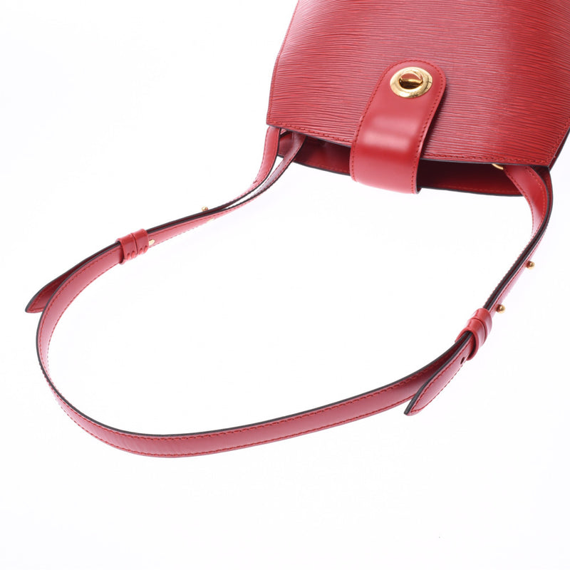 LOUIS VUITTON Epi Cluny Red M52257 Ladies Epi Leather Shoulder Bag A Rank Used Ginzo