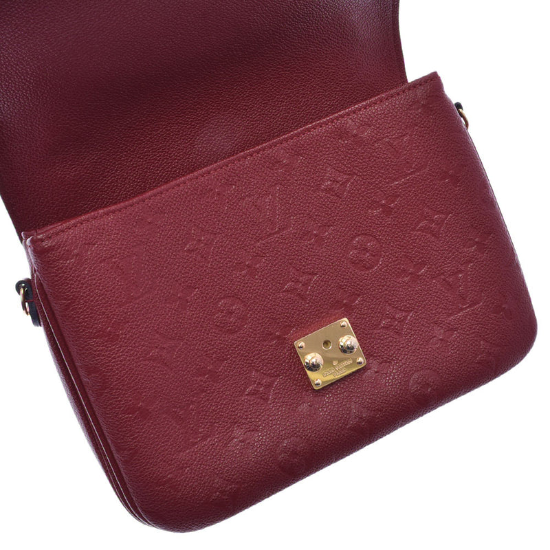 LOUIS VUITTON Louis Vuitton Monogram Anplant Pochette Metis MM 2WAY Bag Cherry Berry M44793 Ladies Leather Handbag A Rank Used Ginzo