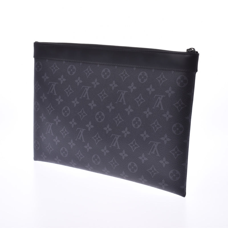 Louis Vuitton Eclipse Pochet Discovery 14145 Black/Gray Men's Clutchbag  M62291 LOUIS VUITTON Used – 銀蔵オンライン