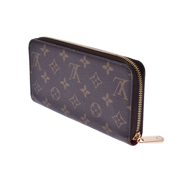 LOUIS VUITTON ルイヴィトン モノグラム ラブロック ジッピーウォレット ブラウン M64116 レディース 長財布 Aランク 中古 銀蔵