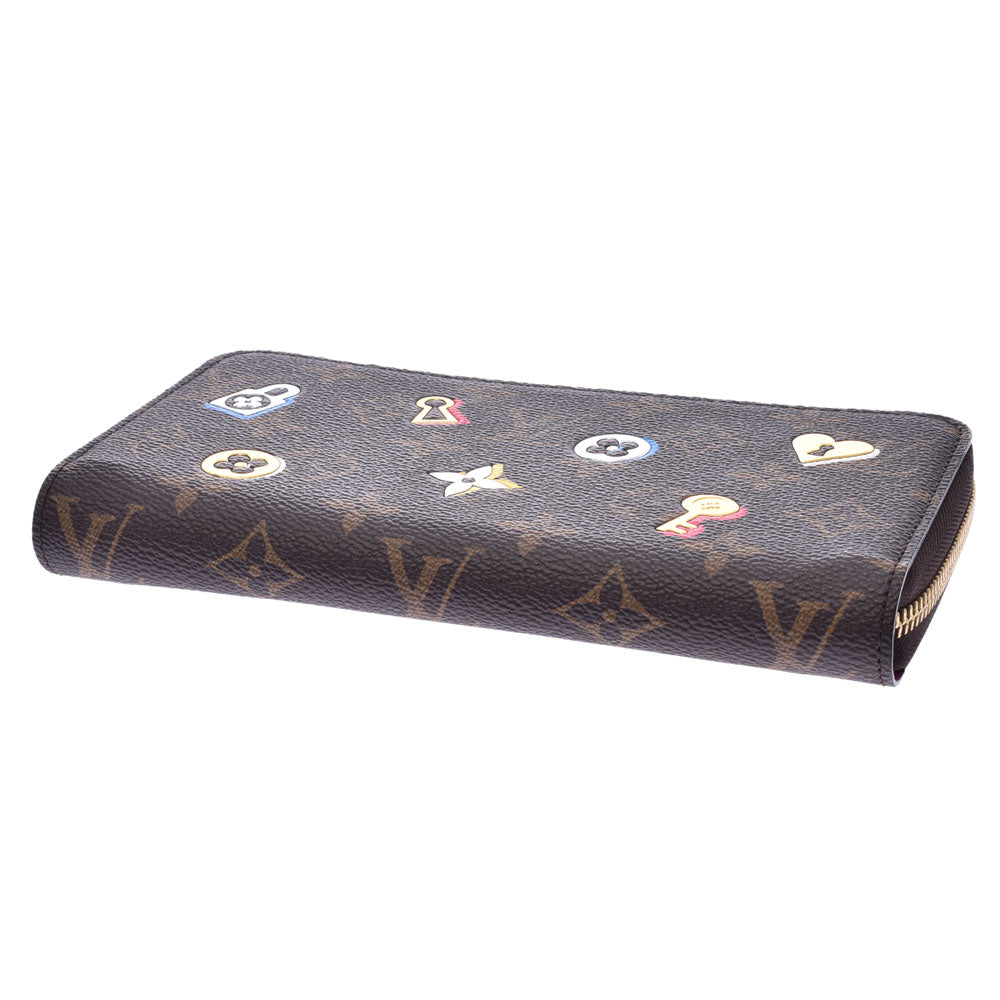 ルイヴィトンラブロック ジッピーウォレット 14145 ブラウン レディース 長財布 M64116 LOUIS VUITTON 中古 – 銀蔵オンライン