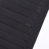 LOUIS VUITTON Louis Vuitton Damier Infini Portofeuil Braza Onyx (black) N63010 Men's leather wallet AB rank Used silver warehouse