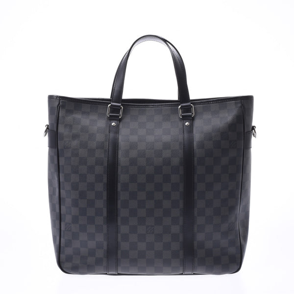 LOUIS VUITTON Louis Vuitton Damier Graphite Tadao 2WAY Bag Black N41467 Men's Handbag A Rank Used Ginzo