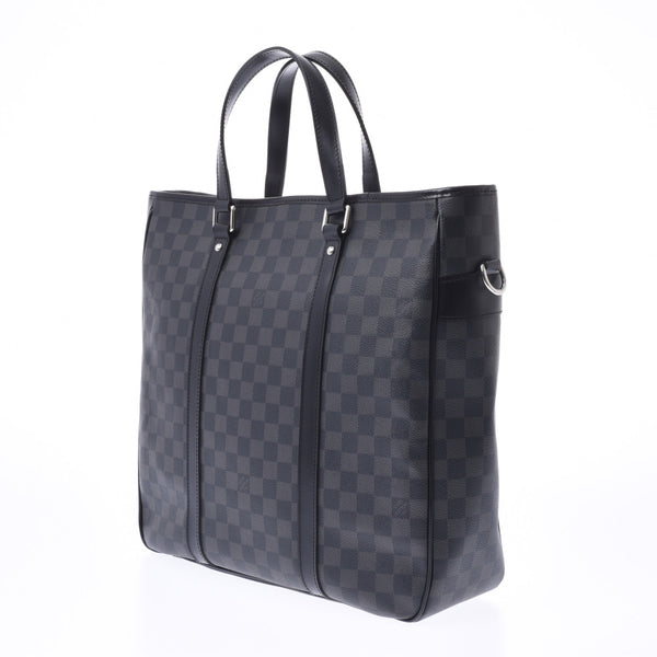LOUIS VUITTON Louis Vuitton Damier Graphite Tadao 2WAY Bag Black N41467 Men's Handbag A Rank Used Ginzo