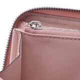 LOUIS VUITTON Louis Vuitton mahina zippy wallet magnolia (pink) M61868 ladies leather long wallets a rank used silver