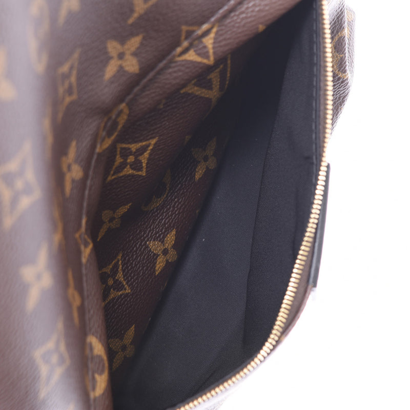 LOUIS VUITTON Louis Vuitton Monogram Palm Springs MM Brown/Black M44874 Ladies Backpack Day Pack A Rank Used Ginzo