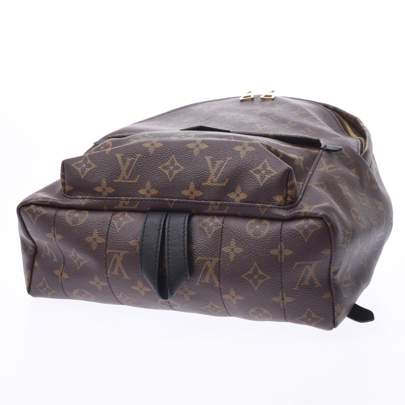 LOUIS VUITTON Louis Vuitton Monogram Palm Springs MM Brown/Black M44874 Ladies Backpack Day Pack A Rank Used Ginzo