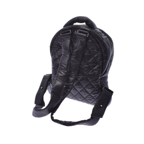 CHANEL Chanel Matrasse Coco Cocoon Backpack Black A92559 Ladies Nylon/Leather Backpack Day Pack A Rank Used Ginzo