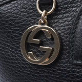 GUCCI Gucci, black 449, Ladies, Carf. Handbags, AB, AB, used silver razor.