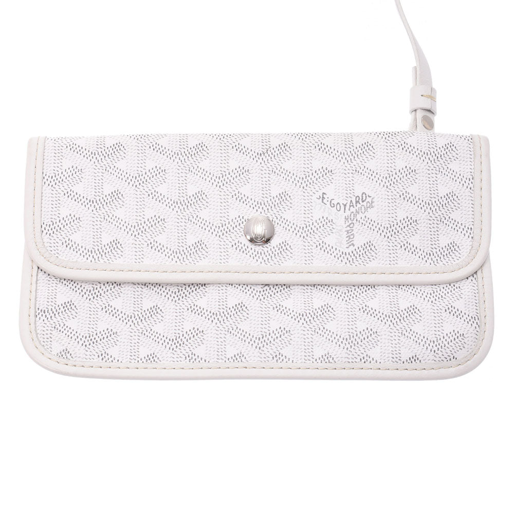 ゴヤールサンルイPM 白 ユニセックス トートバッグ GOYARD 中古 – 銀蔵