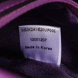 MCM MC M backpack studs purple unisex calf rucksack daypack A rank used Ginzo