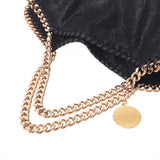 Stella McCartney Stella McCartney fabella chain shoulder black gold hardware Womens Faux Leather 2WAY bag a