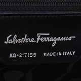 Salvatore Ferragamo Ferragamo Gantini黑色银色硬件女士小牛皮单肩包AB等级二手Ginzo