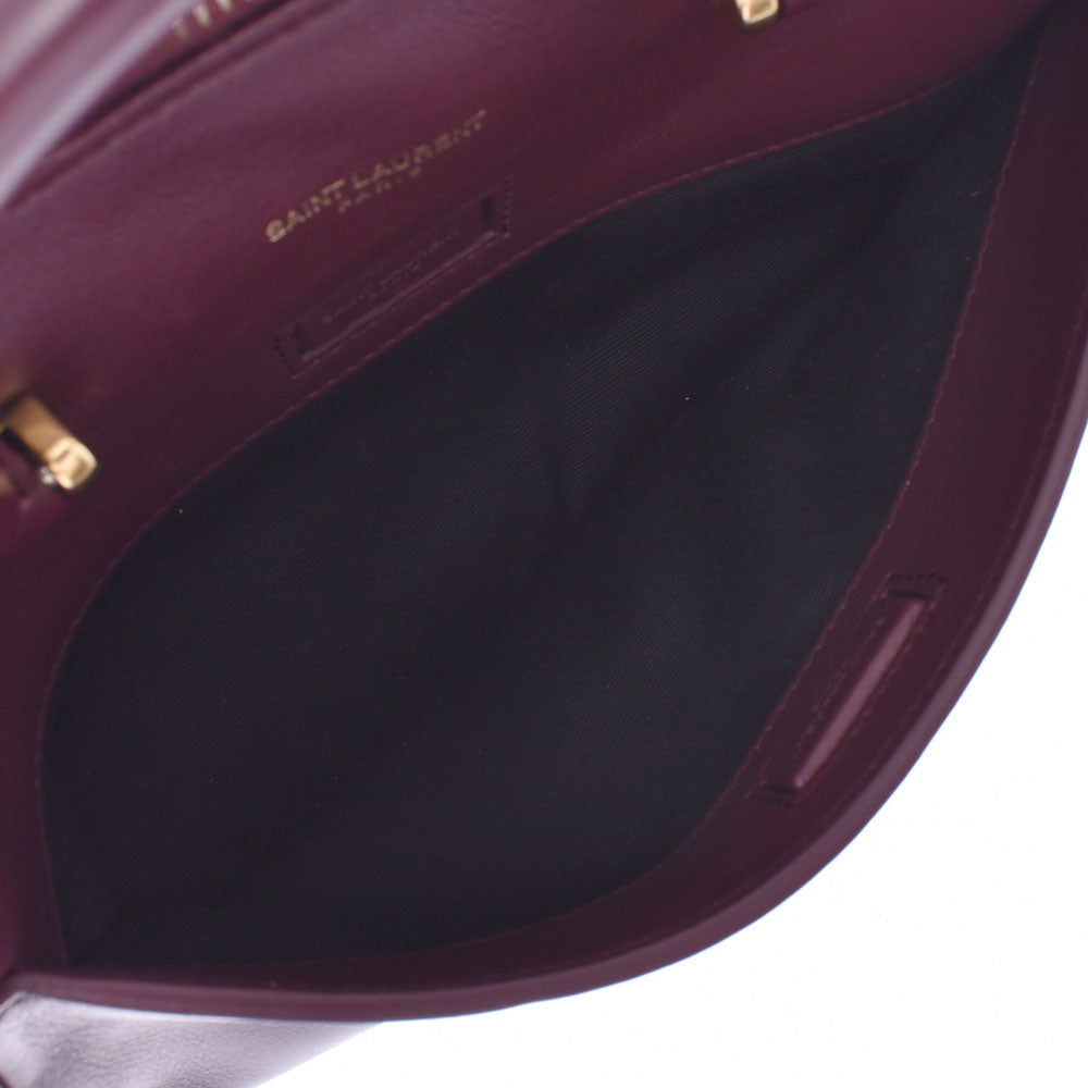 【t...♡】サンローラン　ダッフル　ベイビー　ボルドー サン・ローラン ベイビーダッフル 330958 レディース レザー