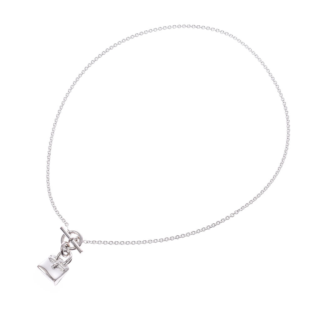 HERMES シルバーアミュレット バーキンモチーフ　SILVER925 エルメスバーキンネックレス アミュレット レディース シルバー925