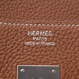 HERMES エルメス バーキン 35 ゴールド シルバー金具 □R刻印(2014年頃) ユニセックス トリヨンクレマンス ハンドバッグ Aランク 中古 銀蔵