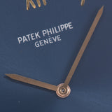 PATEK PHILIPPE 百达菲利浦黄金椭圆 3589 男士 YG/皮革手表自动绕组蓝色表盘 AB 排名二手银藏