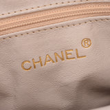 CHANEL Chanel chain shoulder fringe beige gold metal fittings Lady's lizard shoulder bag B rank used silver storehouse