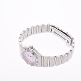 Omega Omega Constellation bezel 4P diamond 12p diamond 1566.66 Ladies SS Watch quartz pink shell