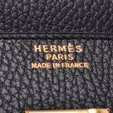 HERMES エルメス バーキン 35 黒 ゴールド金具 □A刻印(1997年頃) ユニセックス アルデンヌ ハンドバッグ ABランク 中古 銀蔵