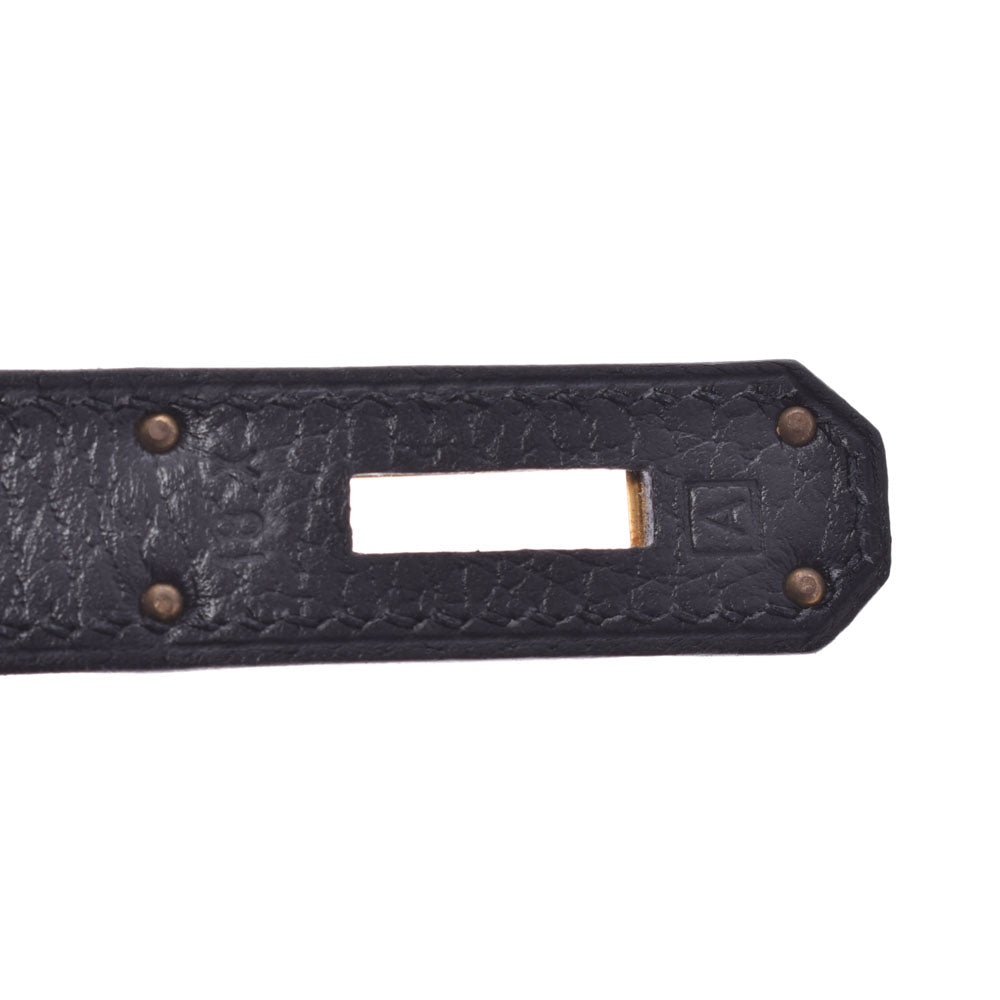 エルメス35 14139 黒 ゴールド金具 □A刻印(1997年頃)刻印 ユニ