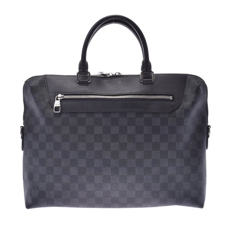 LOUIS VUITTON 路易威登达米埃格拉菲特 PDJ 2WAY 袋黑色/灰色 N48260 男士商务包 B 级二手银藏