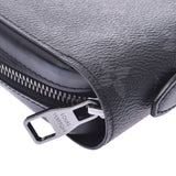 LOUIS VUITTON ルイヴィトンモノグラムエクリプスジッピー XL black / gray M41503 men long wallet AB rank used silver storehouse