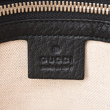 GUCCI Gucci interlocking grip G 2WAY bag black 322057 unisex calf business bag A rank used silver storehouse
