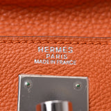 HERMES Hermes Kelly 32 outer sewing 2WAY bag Orange □H stamped (around 2004) Ladies Togo handbag AB rank used Ginzo