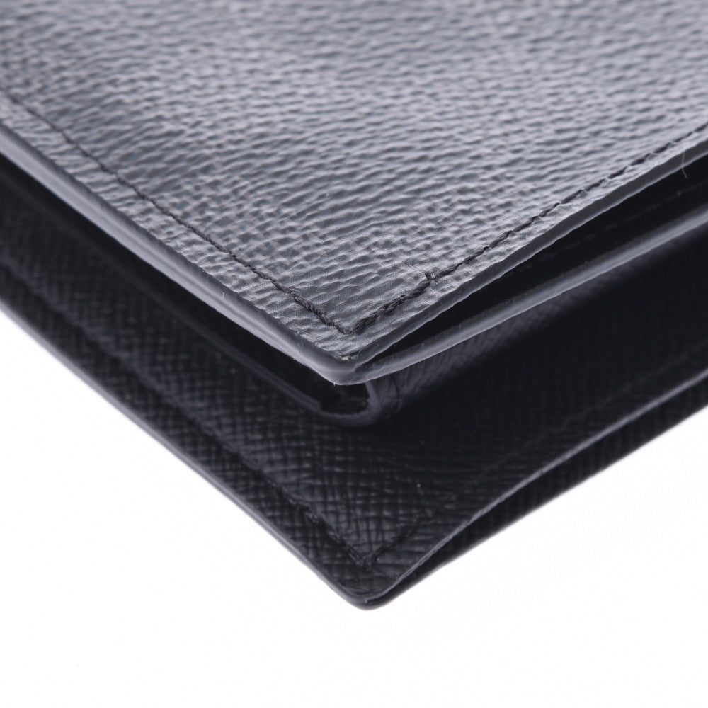 ルイヴィトングラフィット ポルトフォイユ マルコ NM 14137 黒/グレー