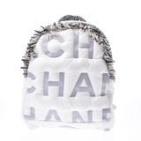 CHANEL CHANEL DUDONE BACKPACK White Ladies Nylon/Tweed Luc Daypack B Rank Used Ginzo