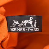 HERMES エルメス フールトゥ カバス フレンチフェスティバル オレンジ ユニセックス キャンバス トートバッグ Aランク 中古 銀蔵