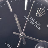 ROLEX Rolex Oyster Day Wound Bless 6694 Boys SS Watch Hand-rolled Black Table AB Rank Used Sinkjo