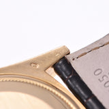 ROLEX ロレックス デイデイト 10Pバケットルビー サークルダイヤ 18038 メンズ YG/革 腕時計 自動巻き シャンパン文字盤 Aランク 中古 銀蔵