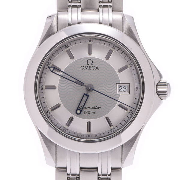 OMEGA Omega Seamaster 120 2511.31 men's SS watch Quartz silver dial a rank used silver stock