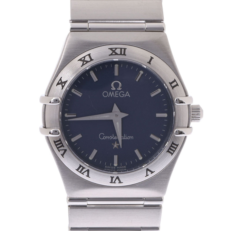 OMEGA Omega Constellation Ladies, Clock, KOTS, Navy, Navy, Class A, Rank, Used, Rank, silver.