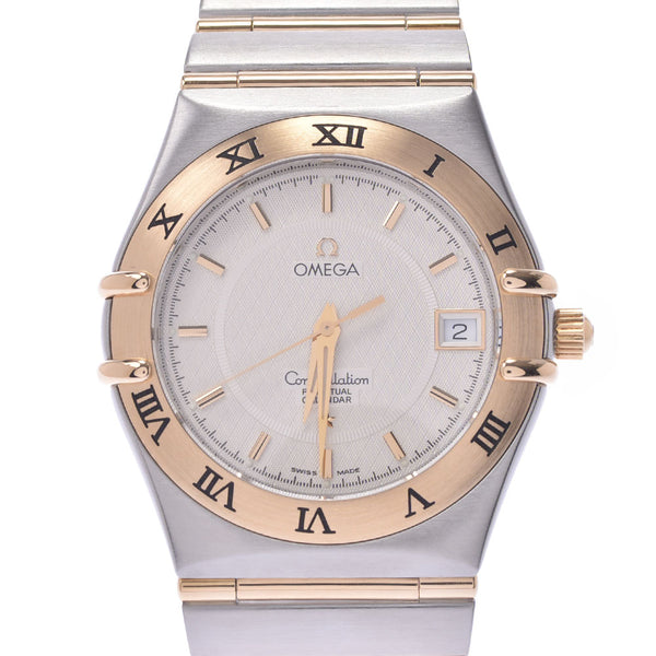 欧米茄（Omega）Omega Constellation Perpetual 1252.30 Boys YG / SS Watch石英白色表盘排名二手Ginzo