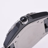 香奈儿J12 38毫米12P钻石双表圈钻石H2014男孩黑色陶瓷手表自动黑色表盘A级二手Ginzo