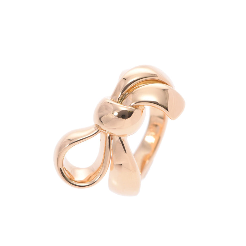 Christian Dior クリスチャンディオール リボンモチーフ #48 8号 レディース K18YG リング・指輪 Aランク 中古 銀蔵