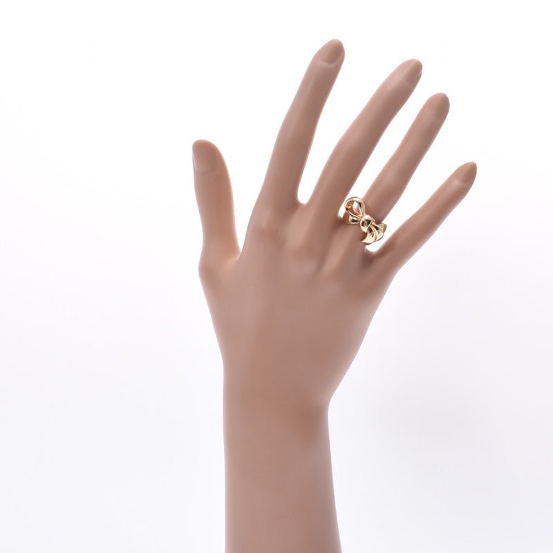 Christian Dior克里斯汀·迪奥（Christian Dior）色带图案＃48 No. 8女士K18YG戒指/戒指A级二手Ginzo
