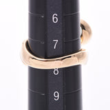 Christian Dior Christian Dior ribbon motif #48 No. 8 women'S K18YG ring-ring a-rank used silver